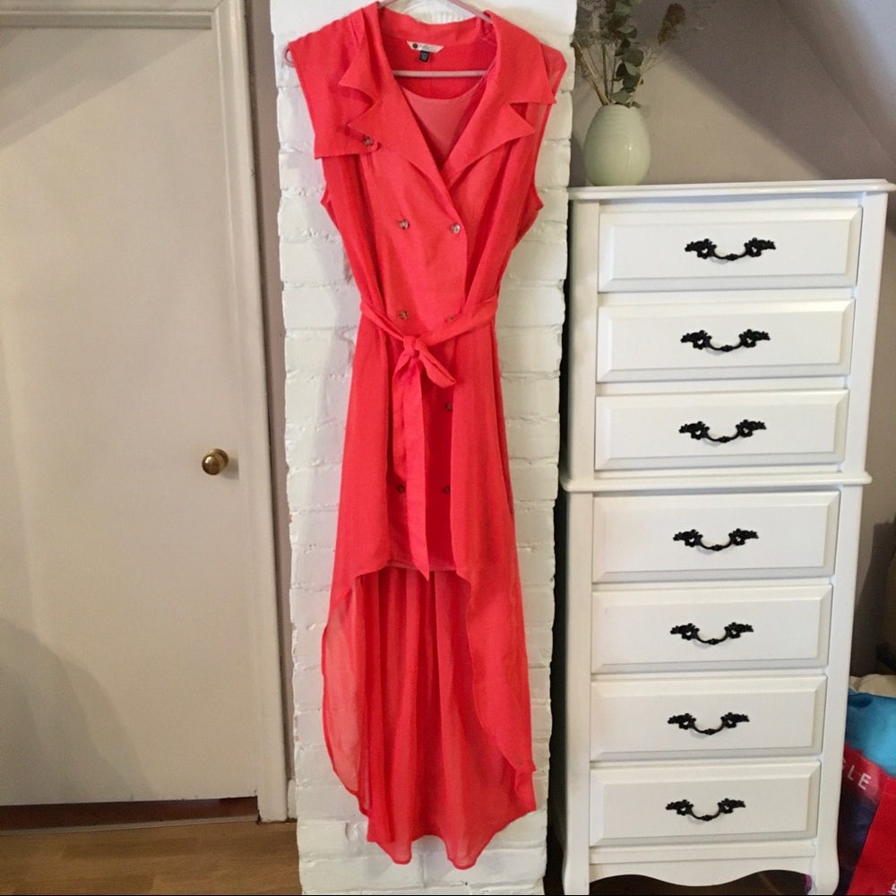 VOLCOM Natalie Suarez trench dress in medium